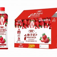 泰子奶草莓益生菌饮品500mlx15瓶