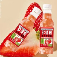 多qing果多肉大果粒草莓味450ml