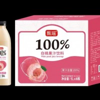 甄瑶100%白桃果汁饮料